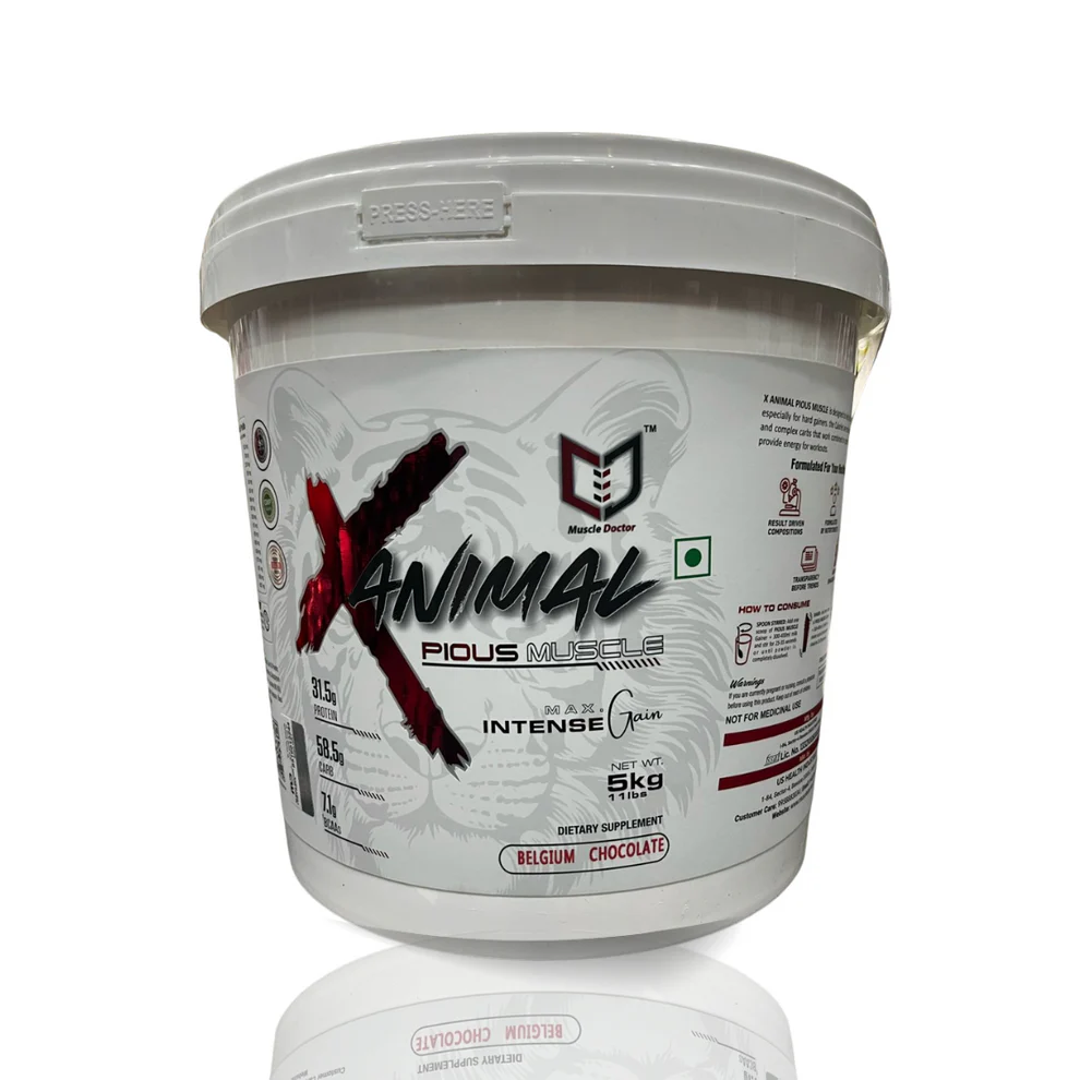 MD Muscle doctor X Animal Pious Muscle mass gainer 5KG